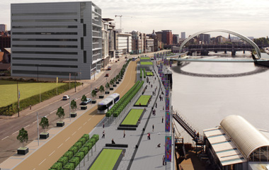 Fastlink will connect city centre to attractions west of the city, image by GCC